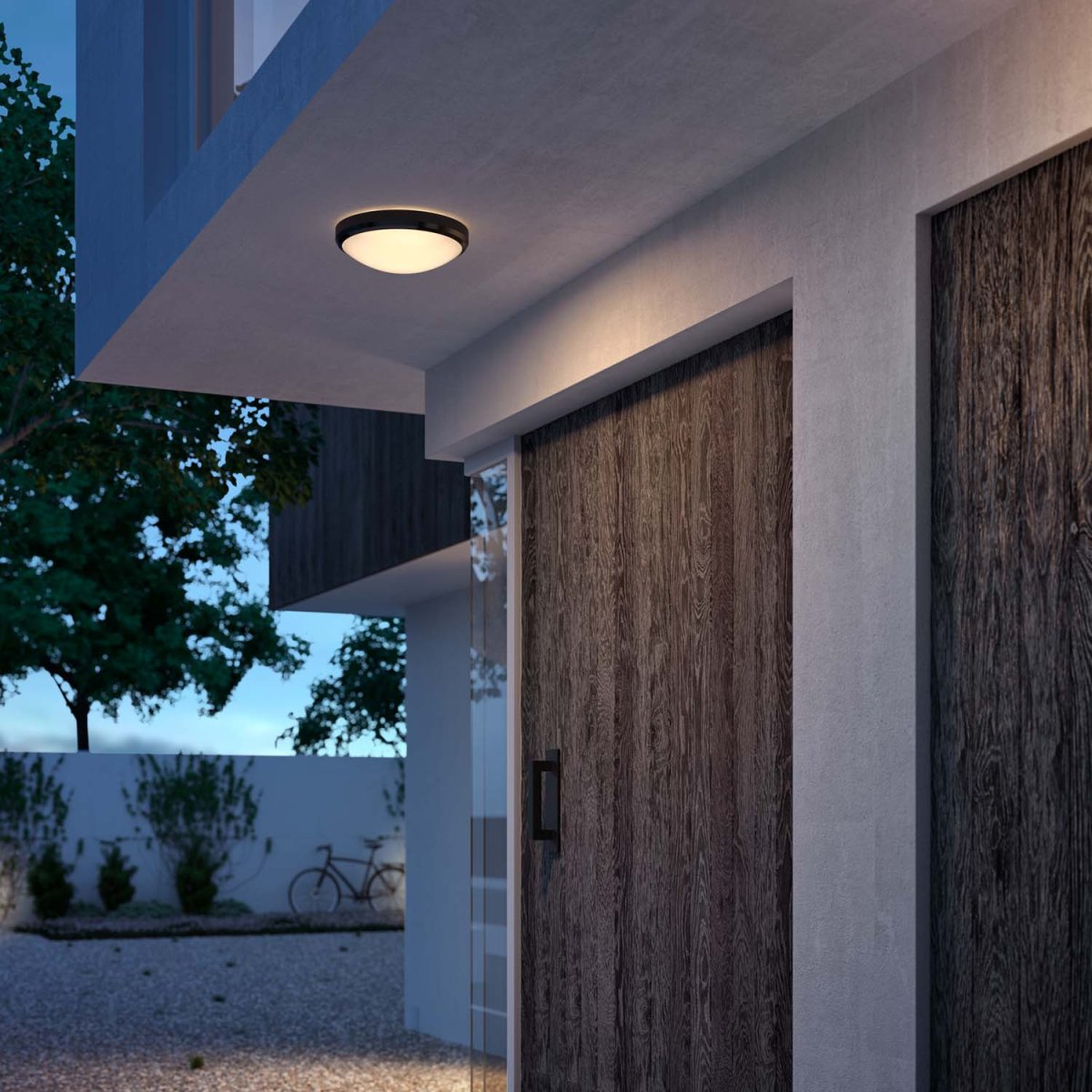 Doris Svart Fra Philips - Laget av metall med en stilig svart ramme og en hvit skjerm som sprer et godt, varmt hvitt lys av høy kvalitet.