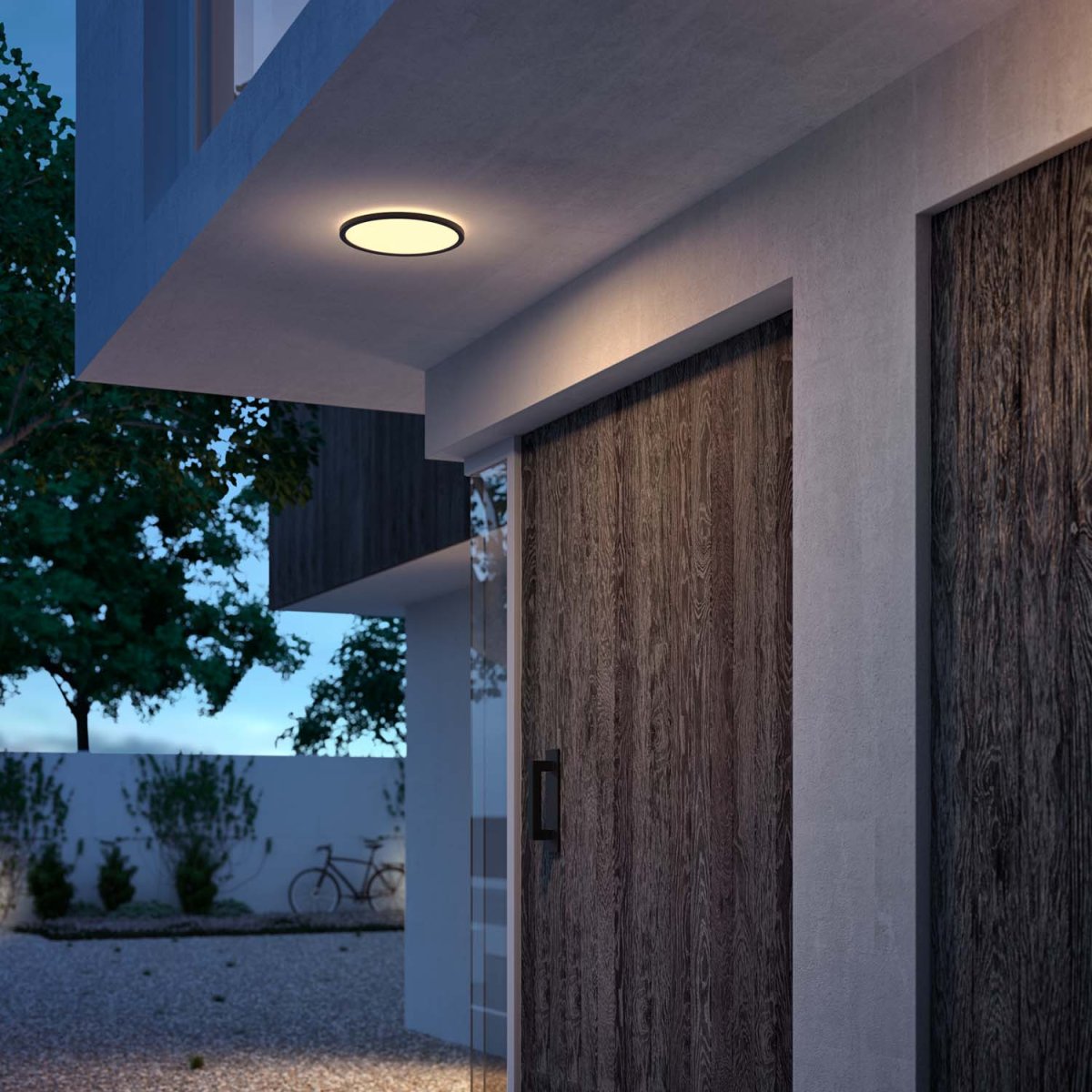Superslim Svart Fra Philips - Philips SuperSlim SceneSwitch LED-taklampe gir deg tre lysstyrkeniv&aring;er som er perfekte for enhver anledning.