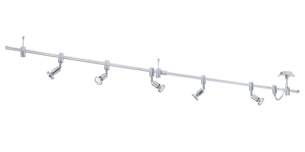 Vilanova 5 Aluminium spotlight Fra Eglo - Perfekt for kjøkkenet, arbeidsrommet eller for å fremheve kunstverk og interiørdetaljer.