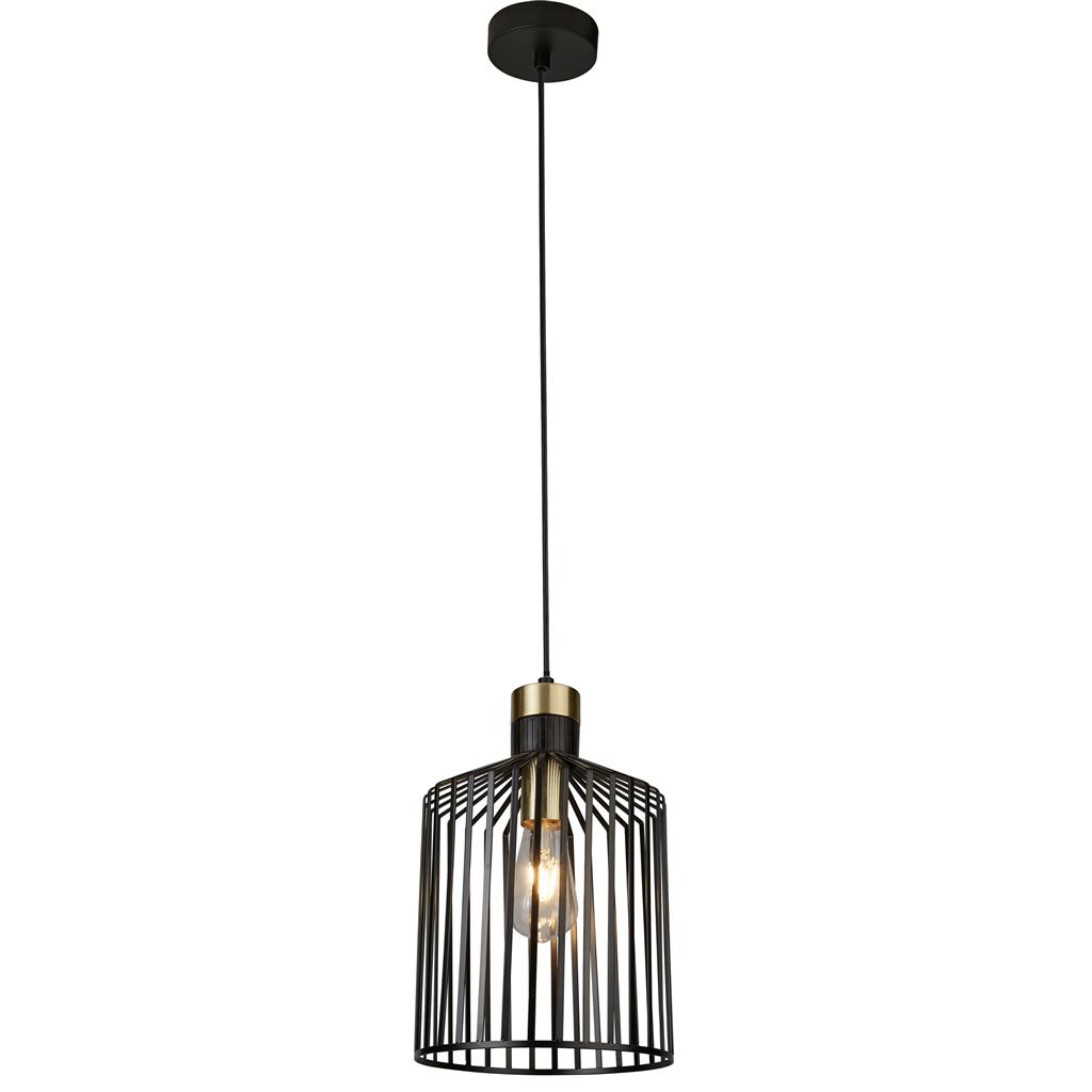 Bird Cage Ø22 Svart Taklampe Fra Searchlight - Bird Cage er lampen for de som ønsker både kant og eleganse i samme pakke.