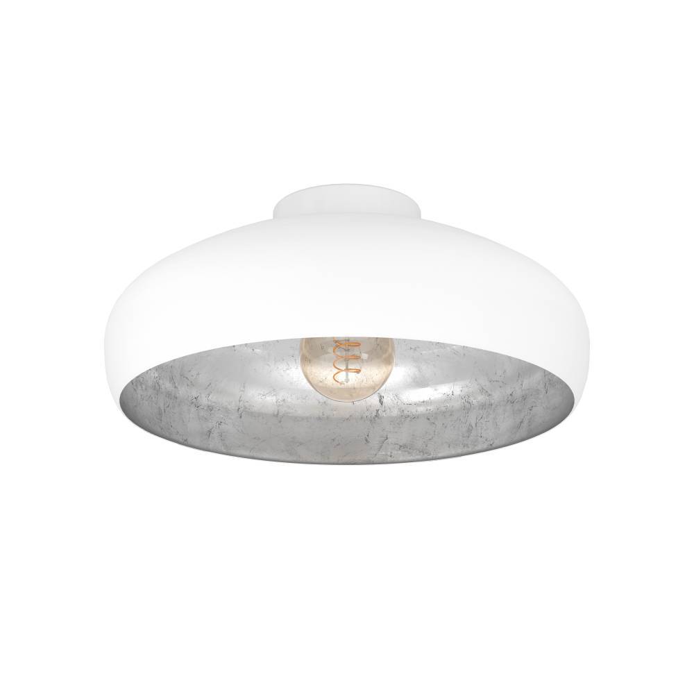 Mogano Ø40 Hvit plafond Fra Eglo - Lampens minimalistiske design gjør den lett å matche med ulike interiørstiler og er et utmerket valg for de som ønsker en diskret, men elegant belysningsløsning.