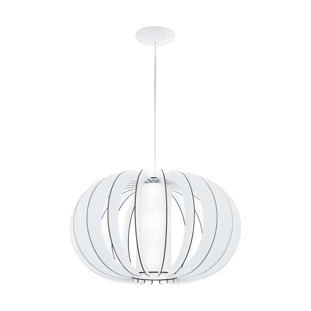 Stellato Ø50 Hvit Taklampe Fra Eglo - Lampens futuristiske utseende gj&oslash;r den til et perfekt innslag over spisebordet, i stuen eller som et stilig designelement i hallen.