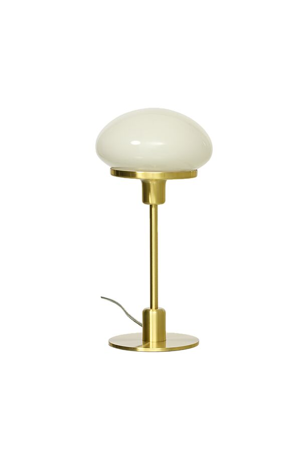 New August 36cm Matt messing bordlampe Fra Aneta Lighting - Ny august stilig bordlampe i klassisk modell i mer moderne design.