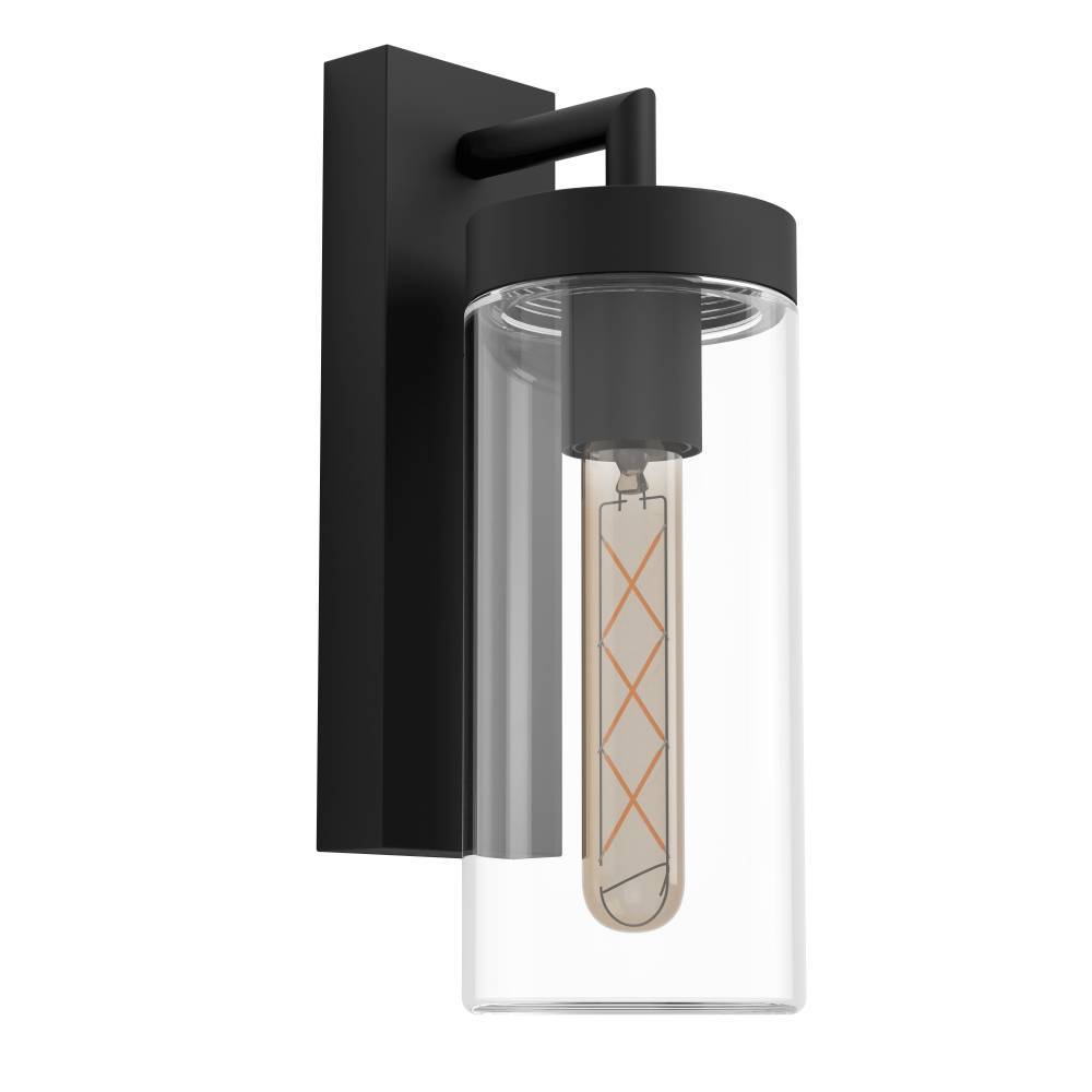 Bovolone Svart utendørslampe Fra Eglo - Perfekt for b&aring;de innend&oslash;rs og utend&oslash;rs bruk, gir den et varmt og behagelig lys som forsterker atmosf&aelig;ren i rommet eller ved fasaden.
