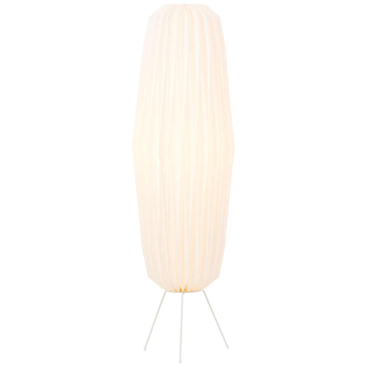 June gulvlampe Fra Brilliant - Enten den plasseres over spisebordet, kj&oslash;kkenet eller i stuen, blir June en dekorativ detalj som ogs&aring; sprer et behagelig og innbydende lys.