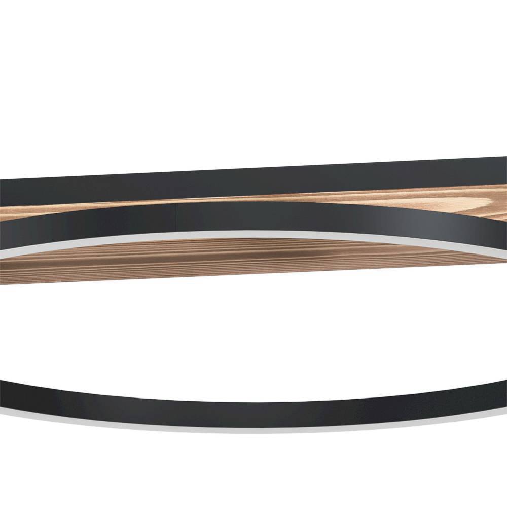 Boyal 100cm Svart Taklampe Fra Eglo - Det unike designet skaper et sofistikert uttrykk og gir rommet et mykt og behagelig lys.