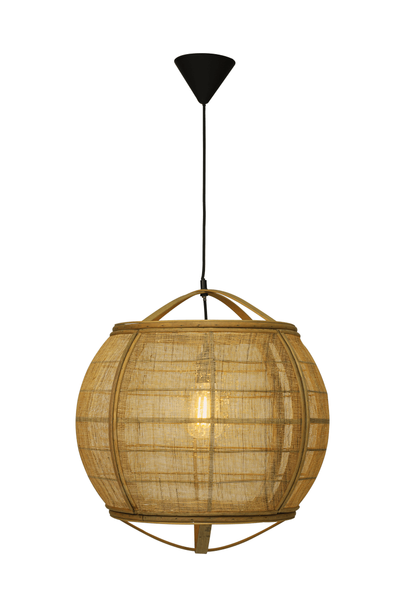 Borneo Ø50 Natur Taklampe Fra Aneta Lighting - Husk at naturlige trær kan variere i farge, struktur og grenmerking, noe som gjør hver lampe unik i sitt utseende.