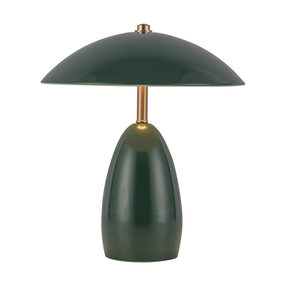 Poppy 27cm Grønn bærbar Fra Elstead Lighting - Poppy har en integrert 3W LED med en lysstr&oslash;m p&aring; 112 lumen og er dimbar i tre niv&aring;er.
