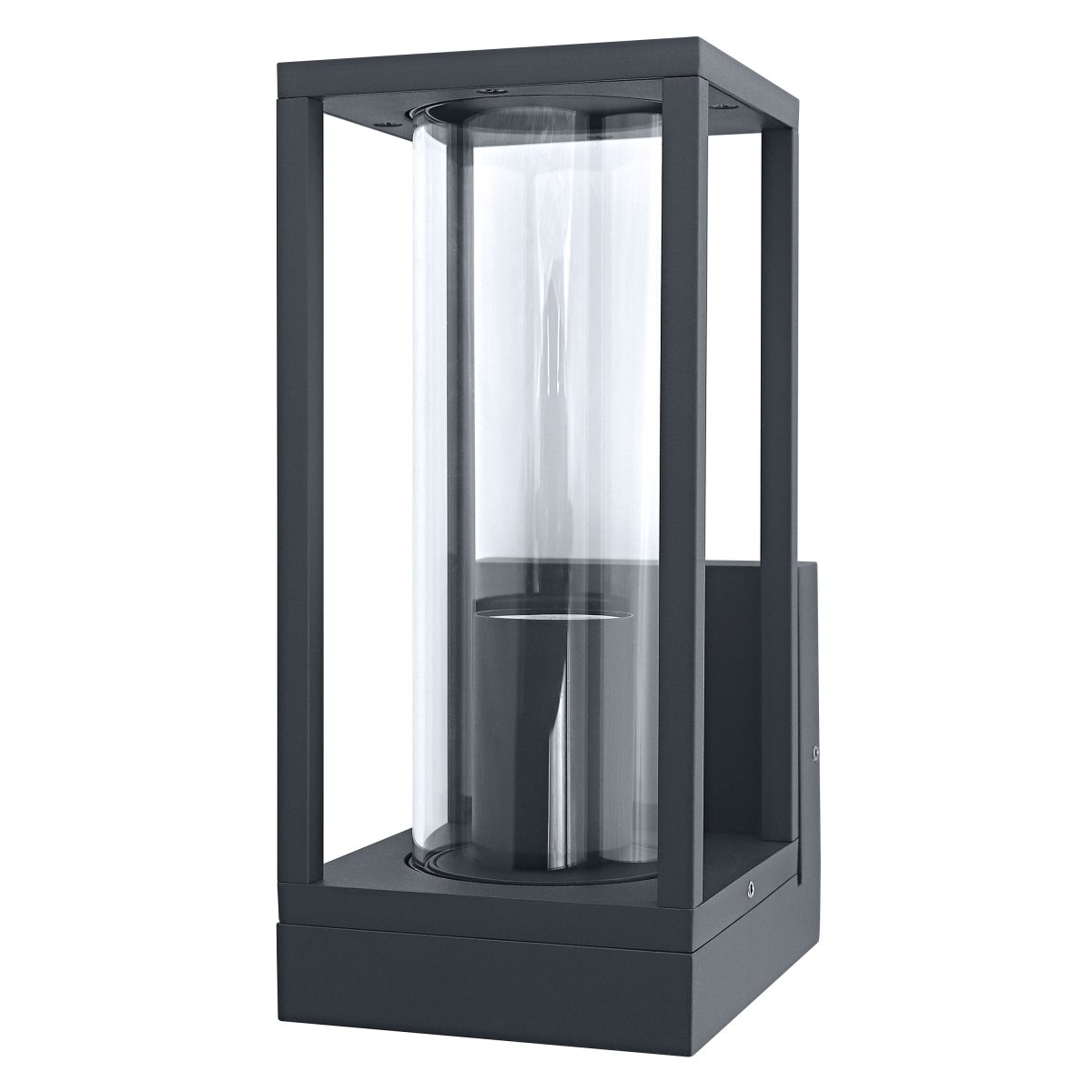 Frame Mørk grå utendørslampe Fra Osram - Laget av h&oslash;ykvalitets aluminium og glass, gir denne lampen en vakker lysstr&oslash;m samtidig som den er beskyttet mot v&aelig;r og vind med IP44-klassifisering.