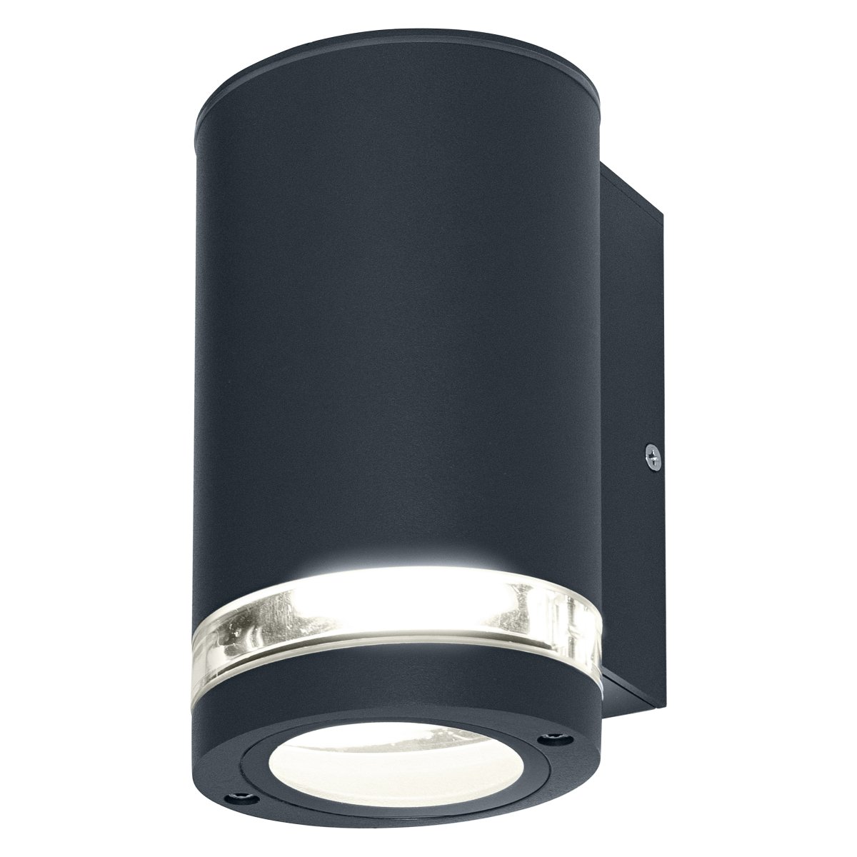 Beam Gap Down Mørk grå utendørslampe Fra Osram - Laget av aluminium og med IP44-klassifisering er den motstandsdyktig mot v&aelig;r og vind, noe som gj&oslash;r den perfekt for fasader, inngangspartier og uteplasser.