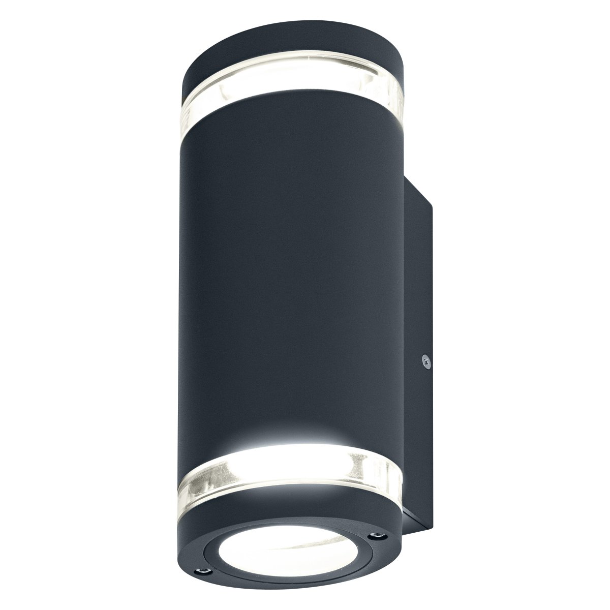 Beam Gap UpDown Mørk grå utendørslampe Fra Ledvance - Laget av aluminium og med IP44-klassifisering, er den v&aelig;rbestandig og er perfekt for fasader, innganger og uteplasser.