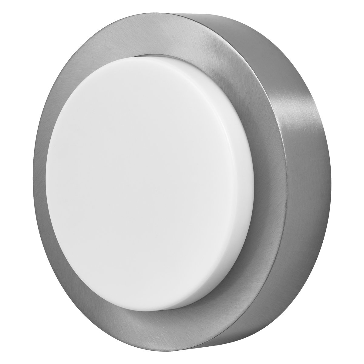 Disc Stål utendørslampe Fra Osram - Disc &auml;r en innovativ och stilfull fasadlampa som ger b&aring;de funktion och elegans till din entr&eacute; eller uteplats.