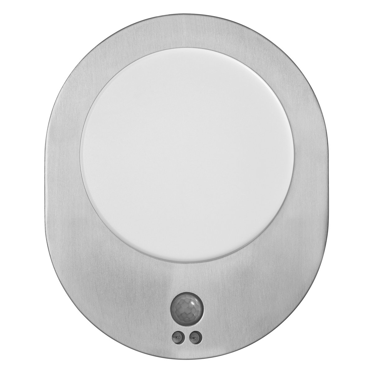 Disc Sensor Stål utendørslampe Fra Osram - Disc Sensor&nbsp;&auml;r en innovativ och stilfull fasadlampa som ger b&aring;de funktion och elegans till din entr&eacute; eller uteplats.