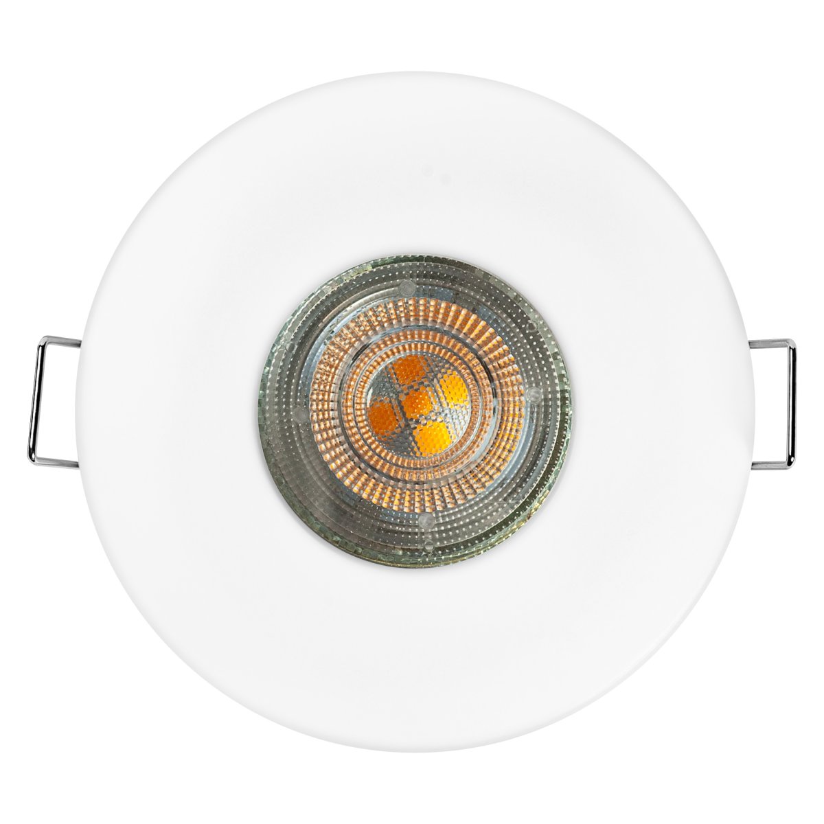Recess IP65 GU10 4W Hvit Fra Ledvance - Inf&auml;lld spotlight f&ouml;r badrum d&auml;r 1st GU10 4,3W ljusk&auml;lla fr&aring;n Osram medf&ouml;ljer.