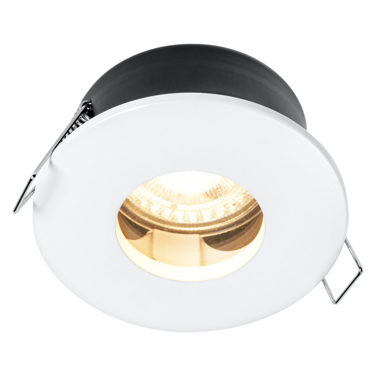 Recess IP65 GU10 4W Hvit Fra Ledvance - Inf&auml;lld spotlight f&ouml;r badrum d&auml;r 1st GU10 4,3W ljusk&auml;lla fr&aring;n Osram medf&ouml;ljer.