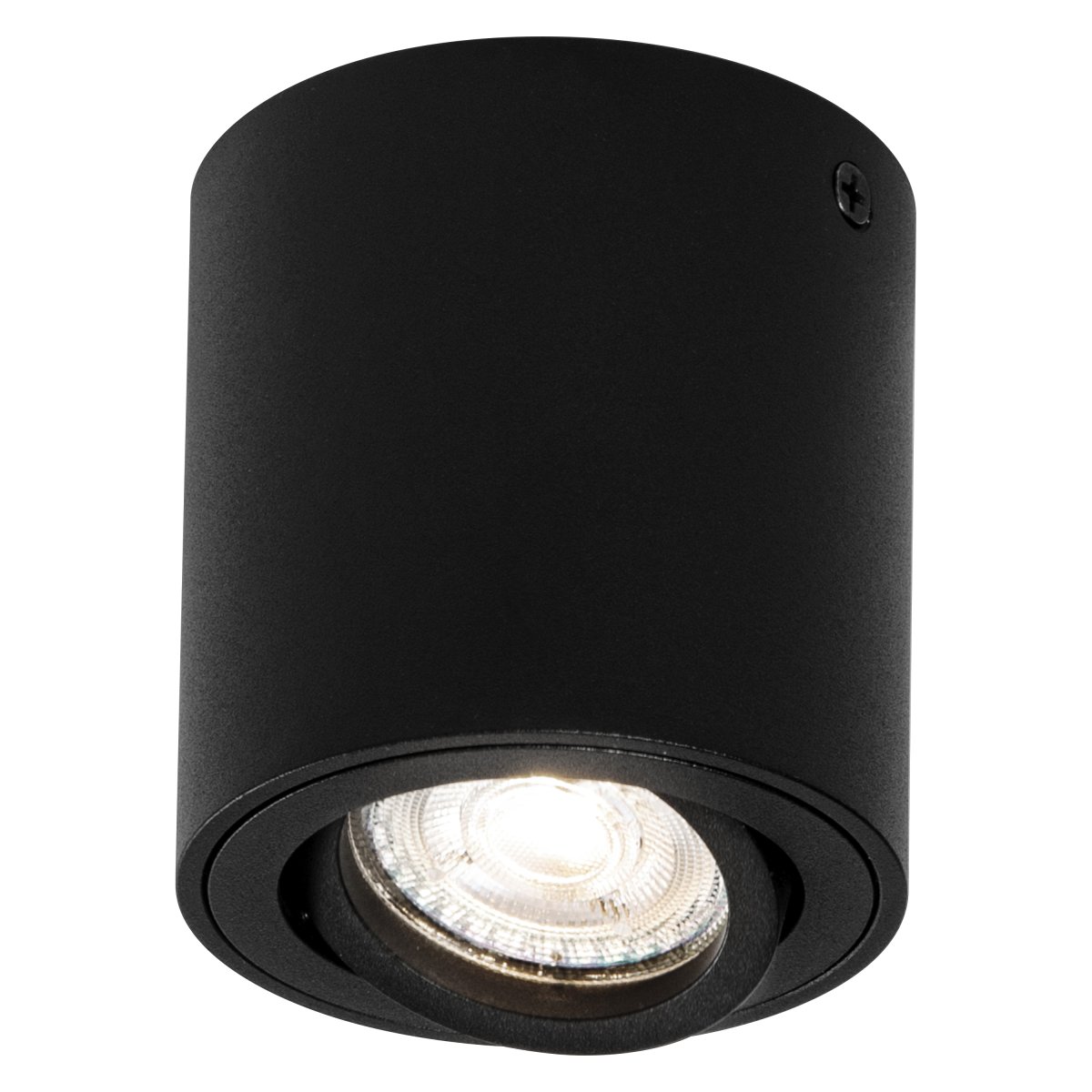 Surface Round Svart spotlight Fra - Placera f&ouml;rslagsvis flera i grupp eller rad i k&ouml;ket, vardagsrummet eller hallen.