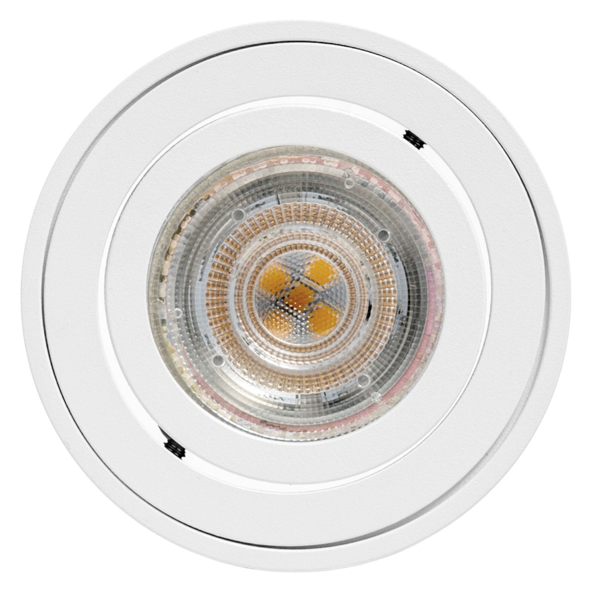 Surface Round Hvit spotlight Fra Osram - Placera f&ouml;rslagsvis flera i grupp eller rad i k&ouml;ket, vardagsrummet eller hallen.