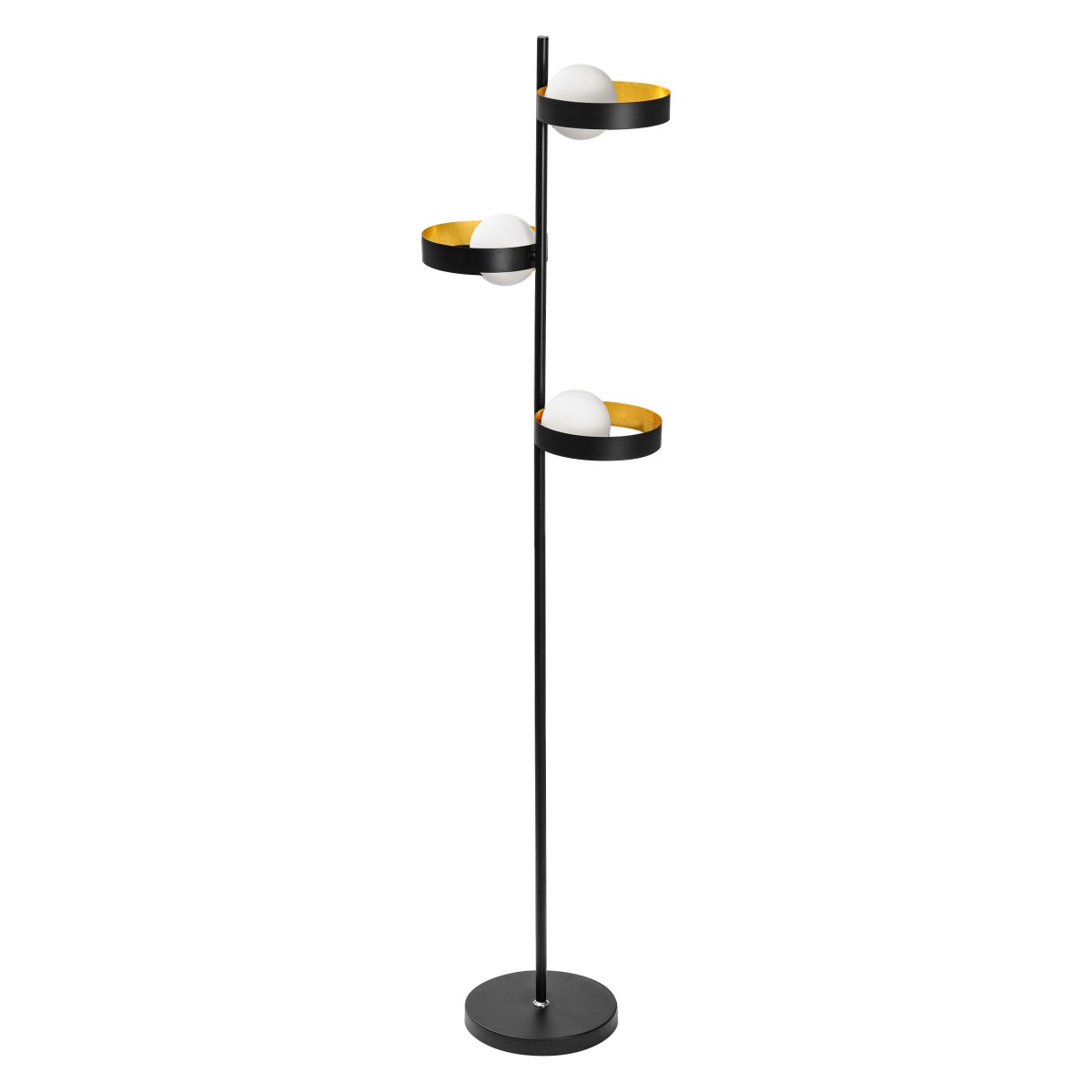Memphis 3 Svart gulvlampe Fra Ledvance - Plasser for eksempel i stuen, som i tillegg til fin stemningsbelysning blir en stilig interi&oslash;rdetalj.
