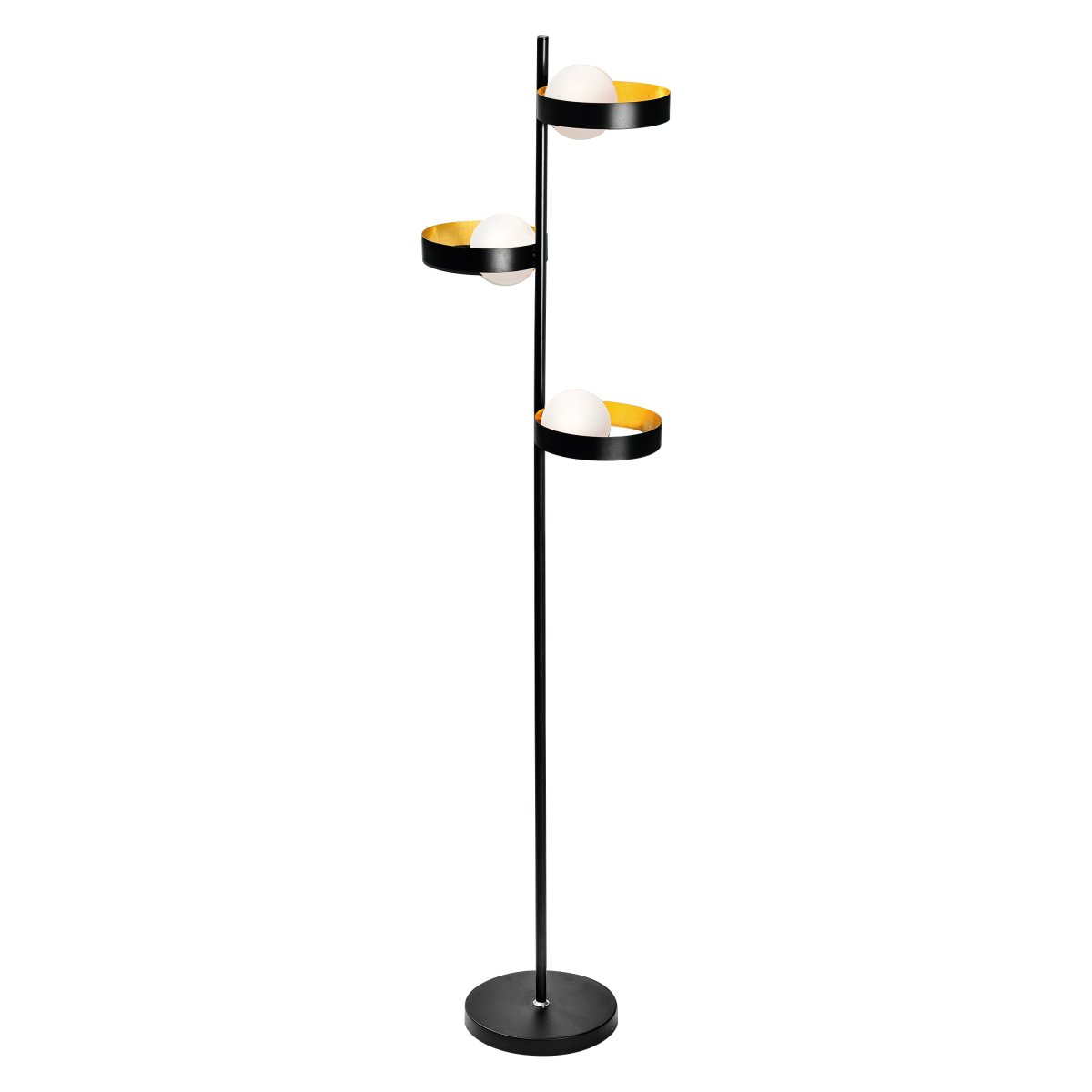 Memphis 3 Svart gulvlampe Fra Ledvance - Plasser for eksempel i stuen, som i tillegg til fin stemningsbelysning blir en stilig interi&oslash;rdetalj.
