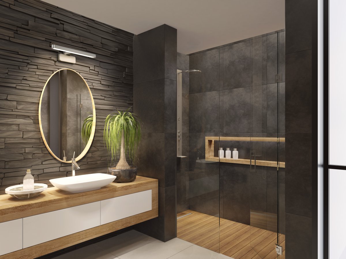 Orbis 40cm Krom baderomslampe Fra Ledvance - Lampan g&aring;r att f&auml;sta genom att skruva fast p&aring; v&auml;ggen eller kl&auml;mma fast p&aring; badrumsspegeln.