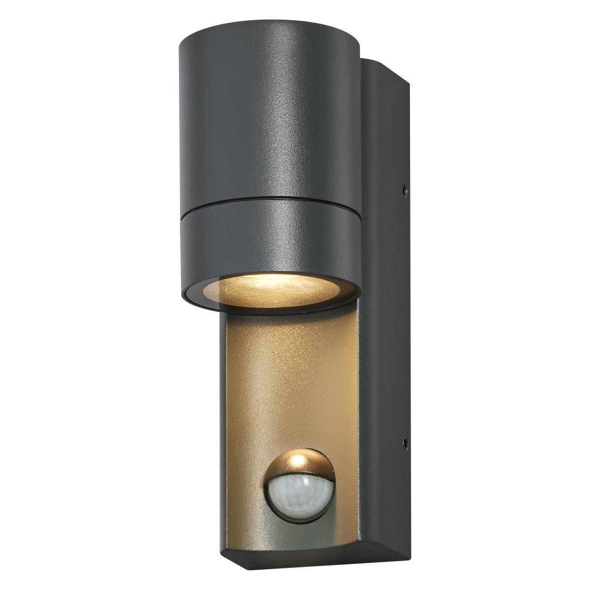 Isidor Sensor Mørk grå utendørslampe Fra Osram - Med IP65-klassning &auml;r den helt skyddad mot damm och vatten, vilket g&ouml;r den perfekt f&ouml;r b&aring;de privata och offentliga utrymmen.