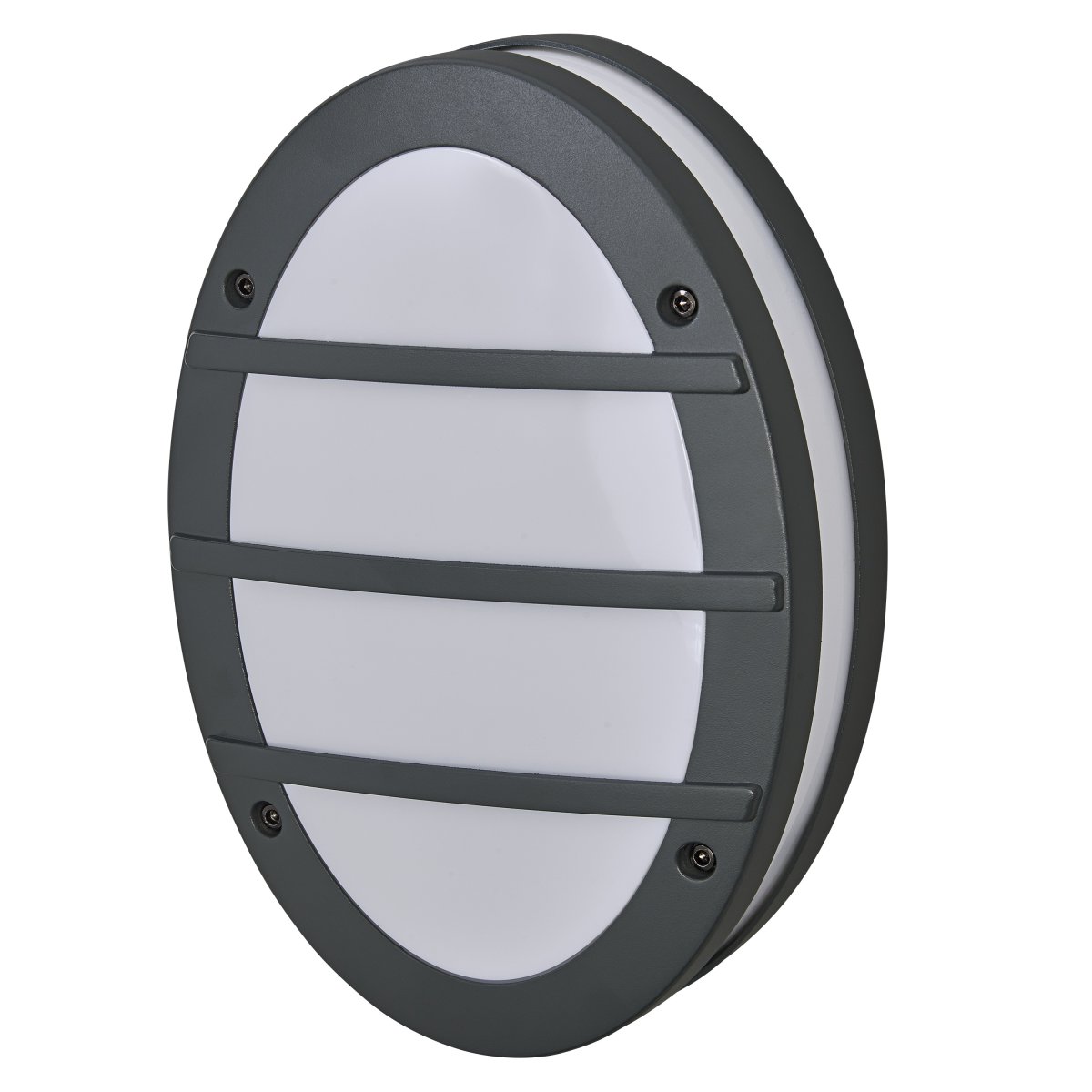 Orbick Mørk grå utendørslampe Fra Osram - Tillverkad av pressgjuten aluminium och med IP65-klassning, &auml;r denna lampa helt skyddad mot b&aring;de damm och vatten, vilket g&ouml;r den perfekt f&ouml;r alla v&auml;derf&ouml;rh&aring;llanden.