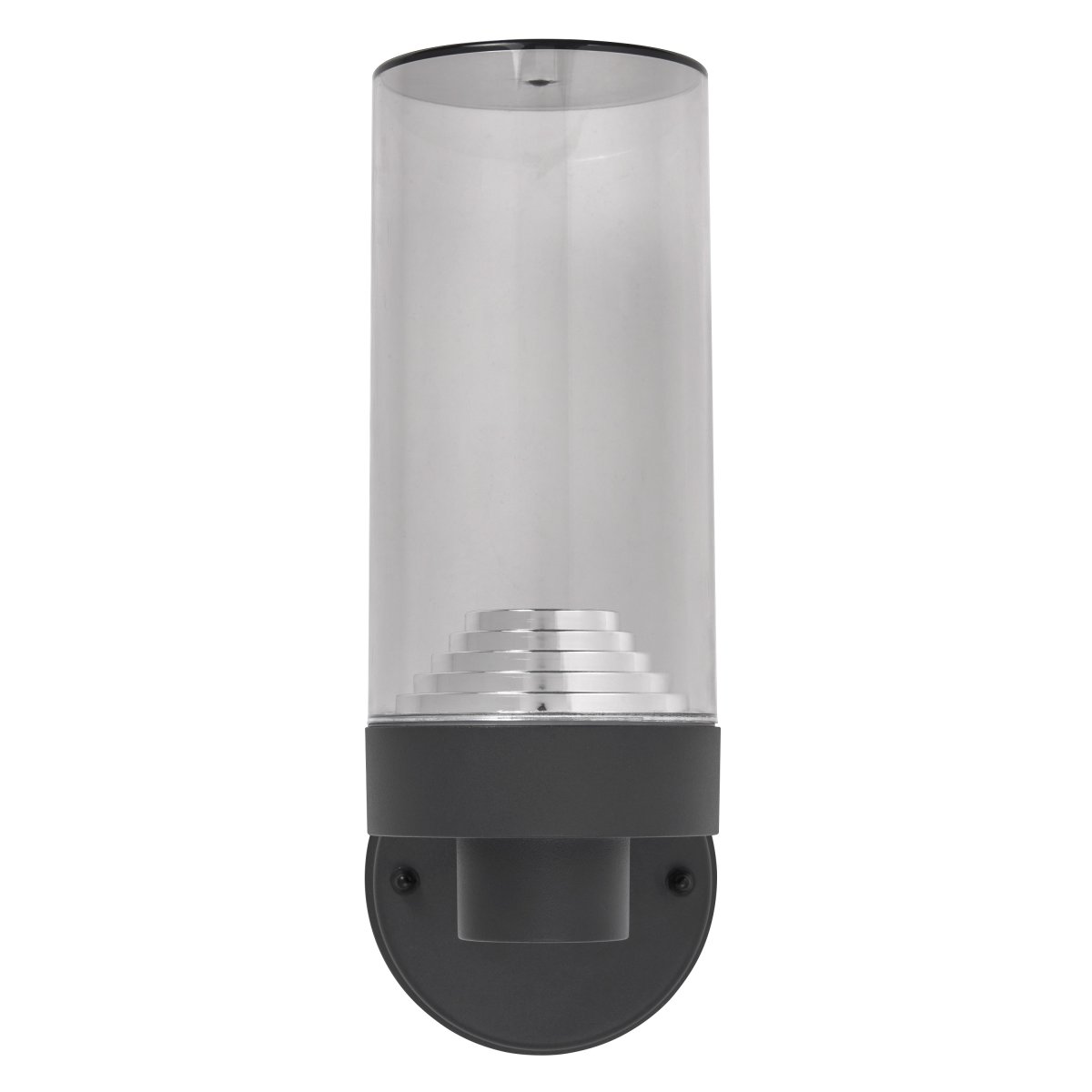 Amber Mørk grå utendørslampe Fra Ledvance - Amber er en stilig og robust fasadelampe som bringer både funksjon og eleganse til din entré.