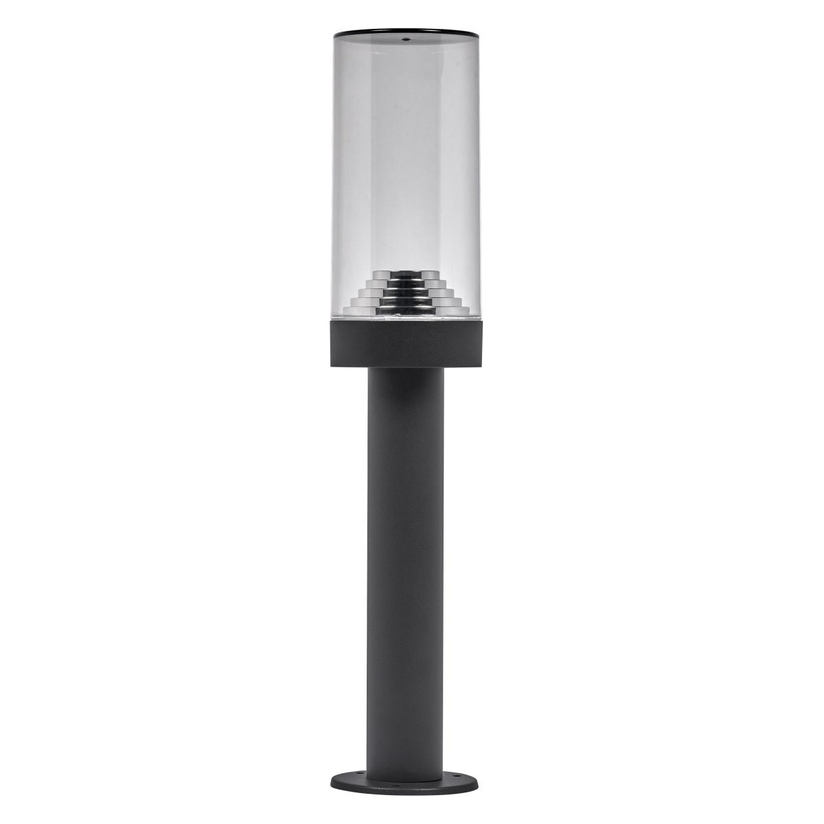 Amber 50cm Mørk grå pullerter Fra Ledvance - Laget av aluminium og polykarbonat, er denne lampen både slitesterk og værbestandig, noe som gjør den perfekt for utendørs bruk.