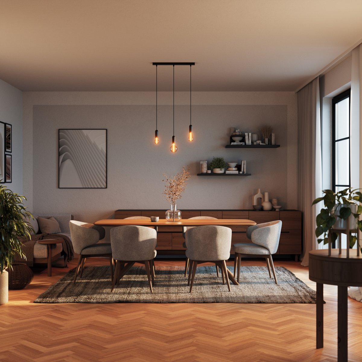 Triple Canopy Svart Fra Ledvance - 