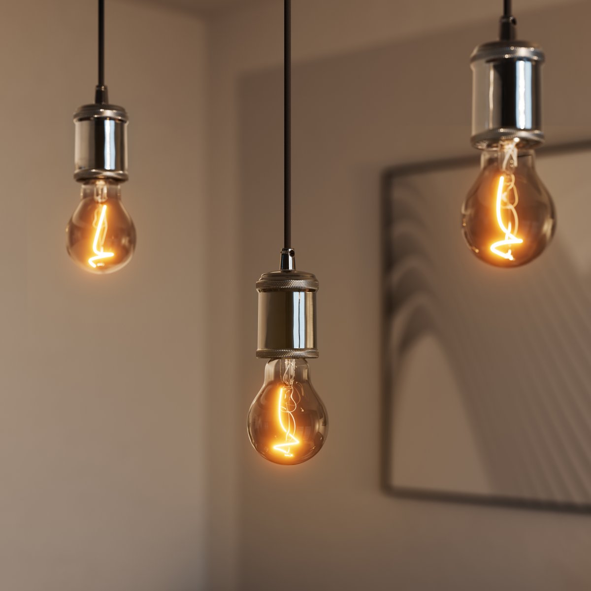 Bobbin Ø10 Mørk grå Taklampe Fra Ledvance - Det simpla upph&auml;nget ger dig m&aring;nga m&ouml;jligheter, du kan f&ouml;rslagsvis placera flera i grupp eller i rad &ouml;ver matbordet eller i vardagsrummet.