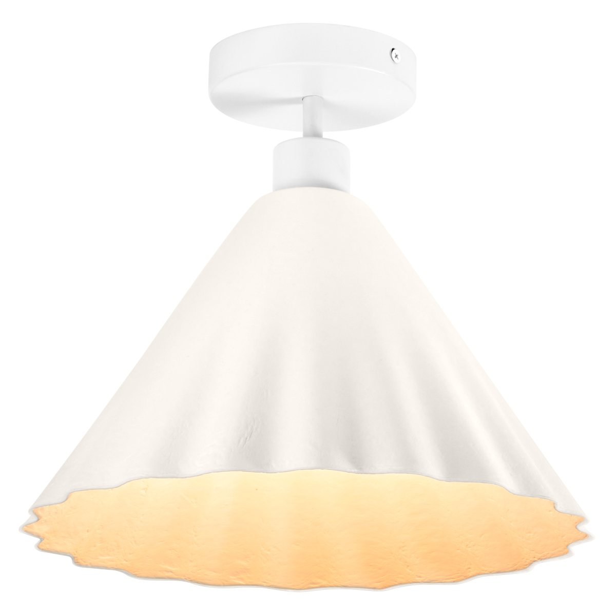 Pulp Ø30 Hvit plafond Fra Osram - Den dekorative papirskjermen gir en fin spredning av lys i rommet.