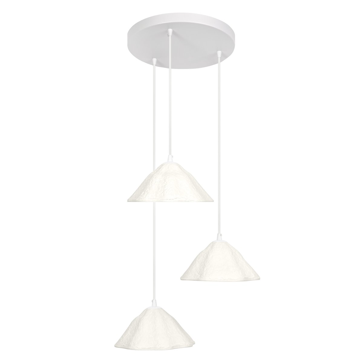 Lotus Leaf 3 Ø44 Hvit Taklampe Fra Osram - Lotus Leaf &auml;er et vakkert anheng laget av papirmache&eacute; og stil.