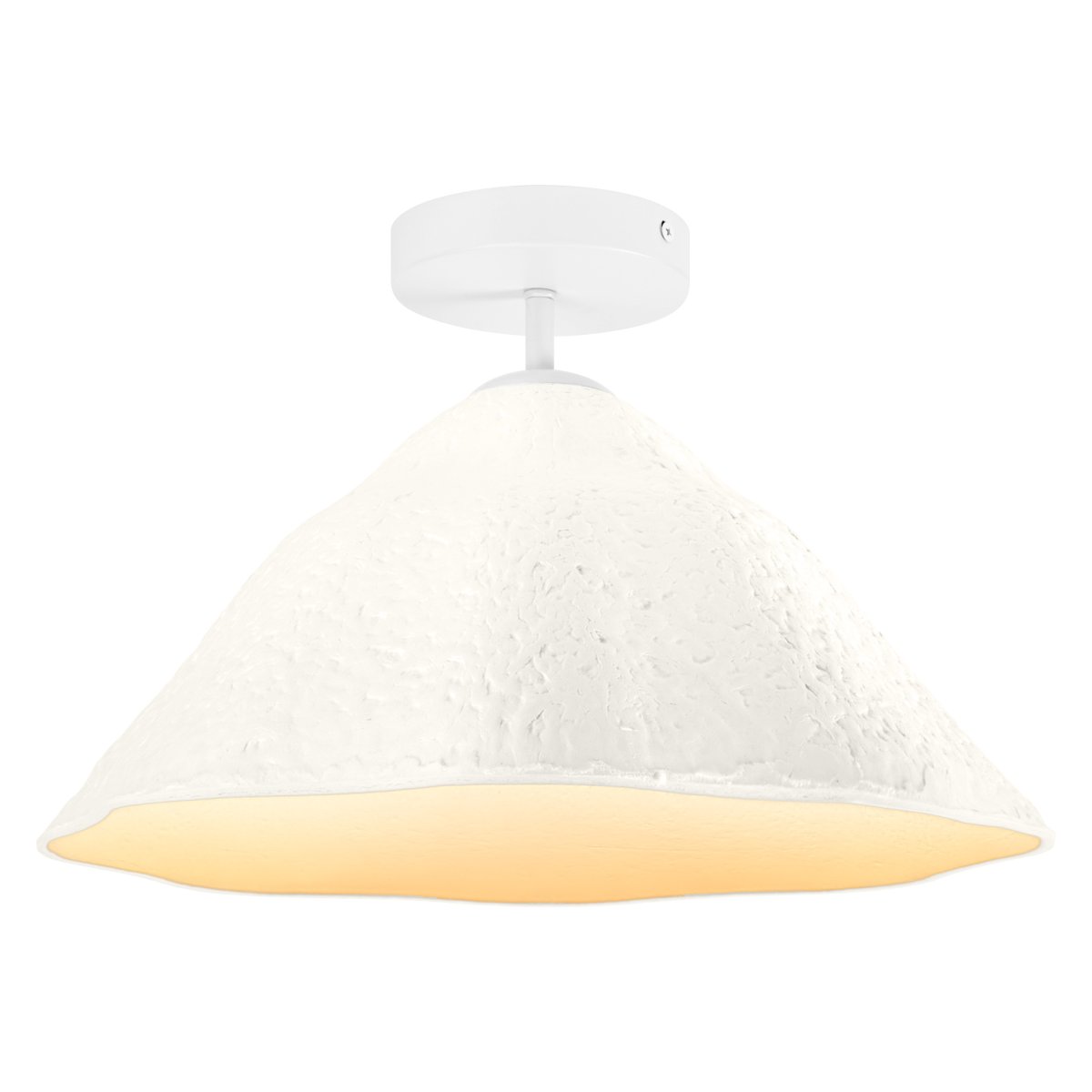 Lotus Leaf Ø40 Hvit plafond Fra Ledvance - Den dekorative papirskjermen gir en fin spredning av lys i rommet.
