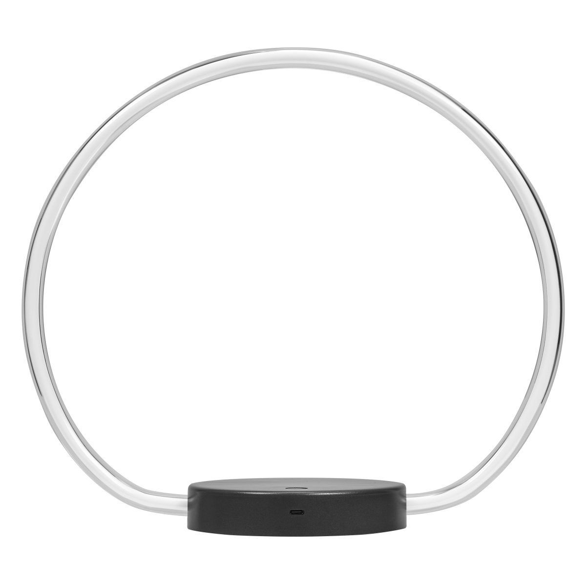 Aura 35cm Svart bordlampe Fra Osram - Lampan &auml;r 3 stegs dimbar med touch-str&ouml;mbrytaren p&aring; lampfoten s&aring; du kan justera ljusstyrkan efter behov.