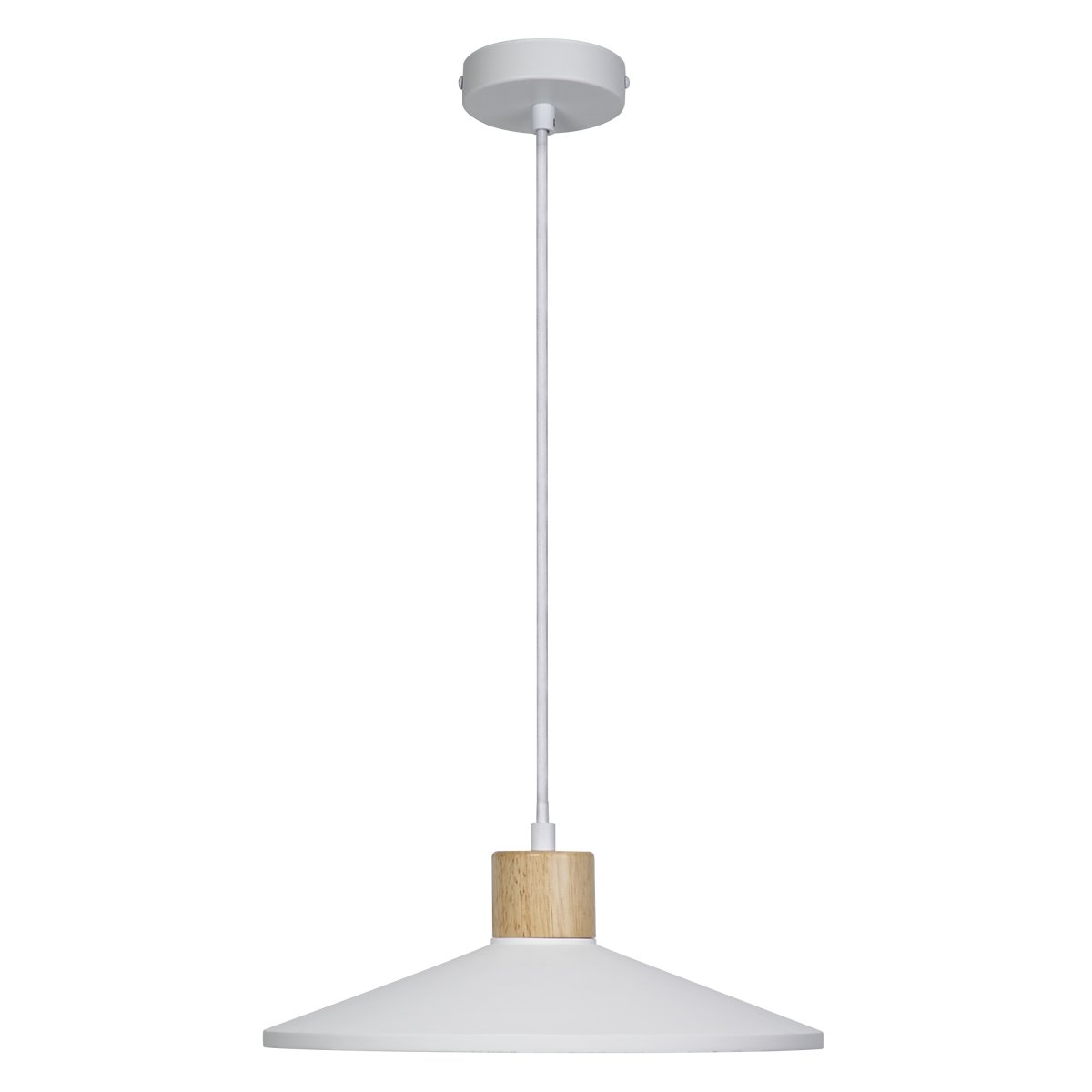 Plaster Wood Ø32 Hvit Taklampe Fra Osram - Dekorskjermen st&oslash;pt i gips gir en fin spredning av lys i rommet.