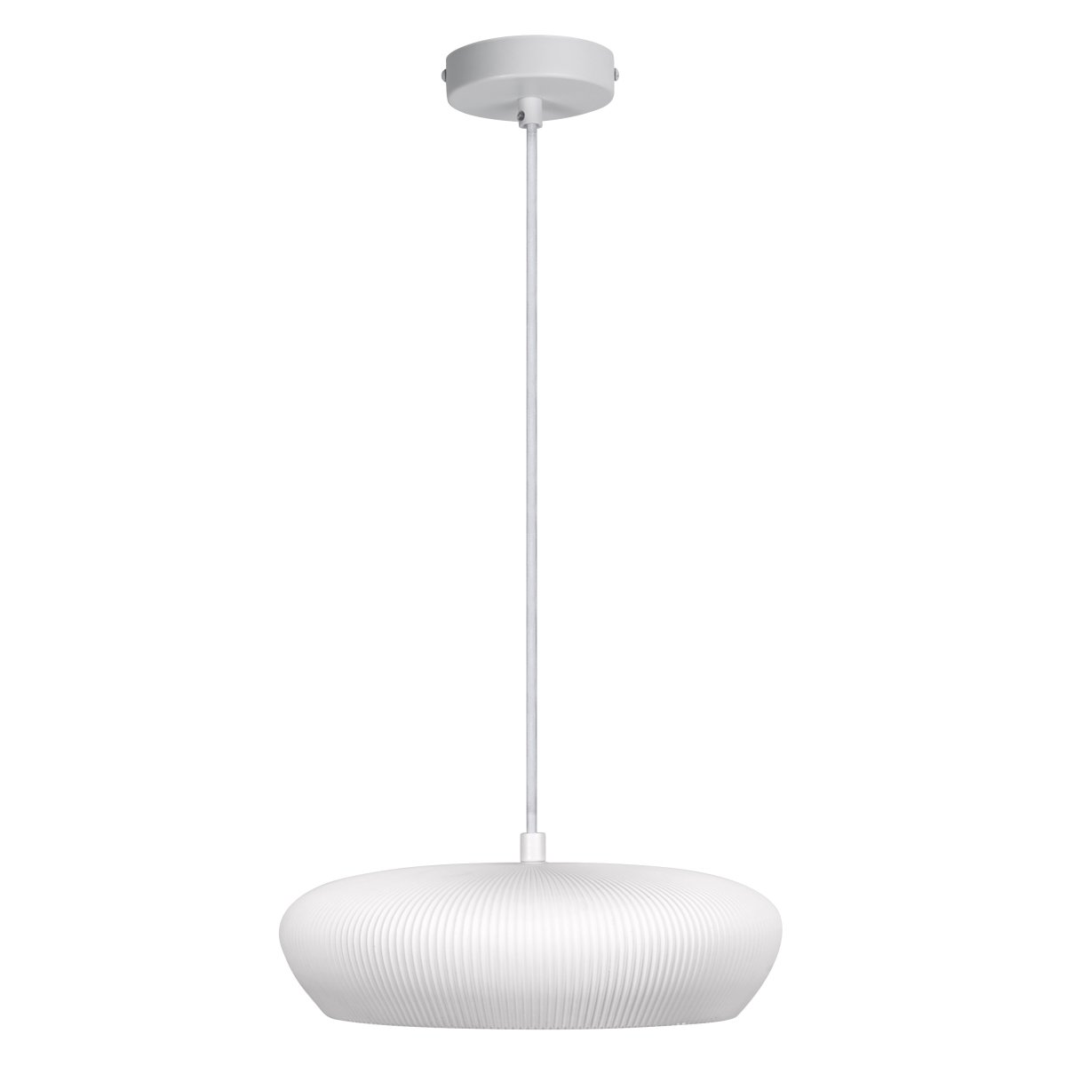 Plaster Pure Ø30 Hvit Taklampe Fra Osram - Dekorskjermen st&oslash;pt i gips gir en fin spredning av lys i rommet.