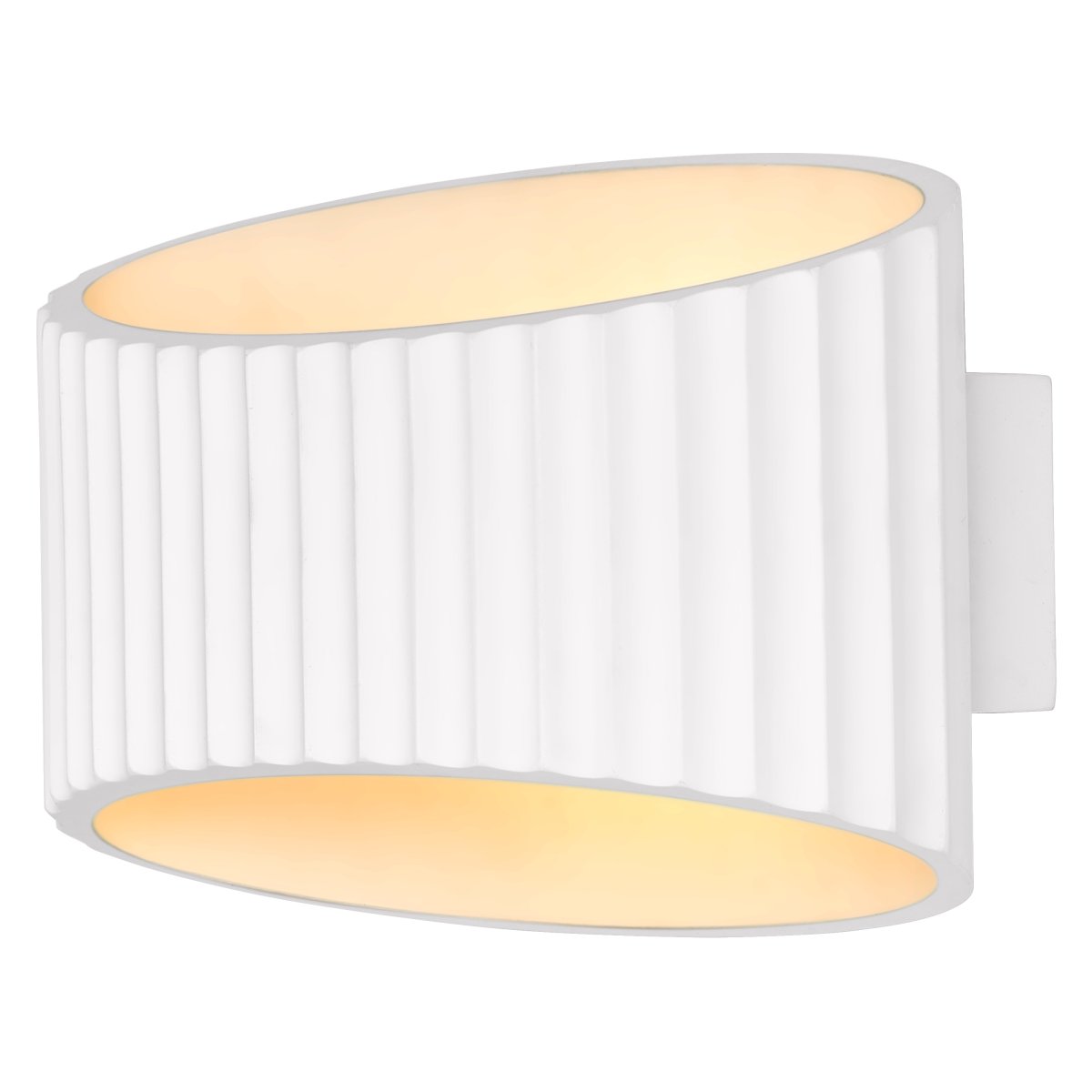 Plaster Band 25cm Hvit vegglampe Fra Osram - Plaster Band &auml;r en modern v&auml;gglampa gjord av gips.
