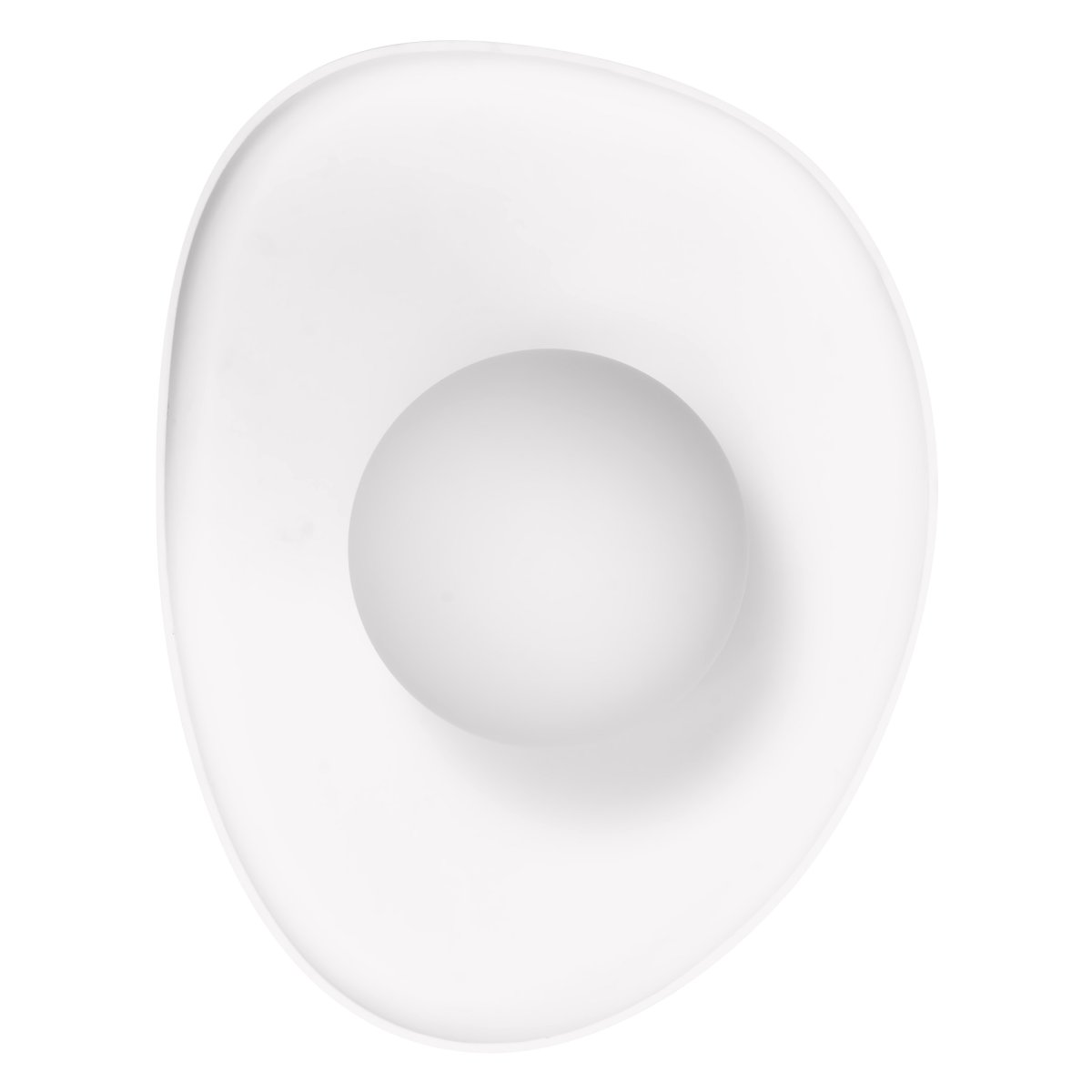 Plaster Nest 26cm Hvit vegglampe Fra Ledvance - Glaskupan i opal som omfamnar ljusk&auml;llan skapar ett fint och bl&auml;ndfritt ljus i rummet.