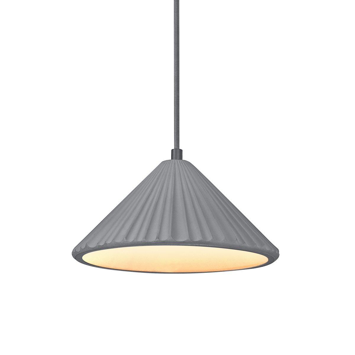 Concrete Pyramid Ø25 Grå Taklampe Fra Ledvance - 
