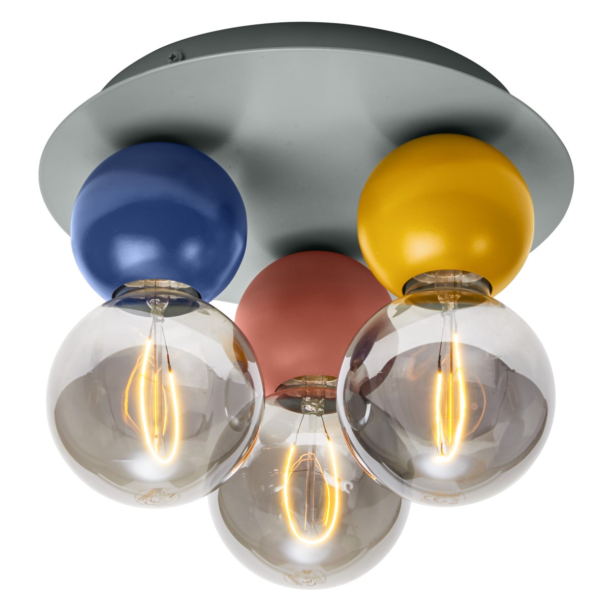 Bubble Ø25cm Flerfarget plafond Fra Osram - Bubble er en leken og unik taklampe som tilf&oslash;rer farge og personlighet til rommet.