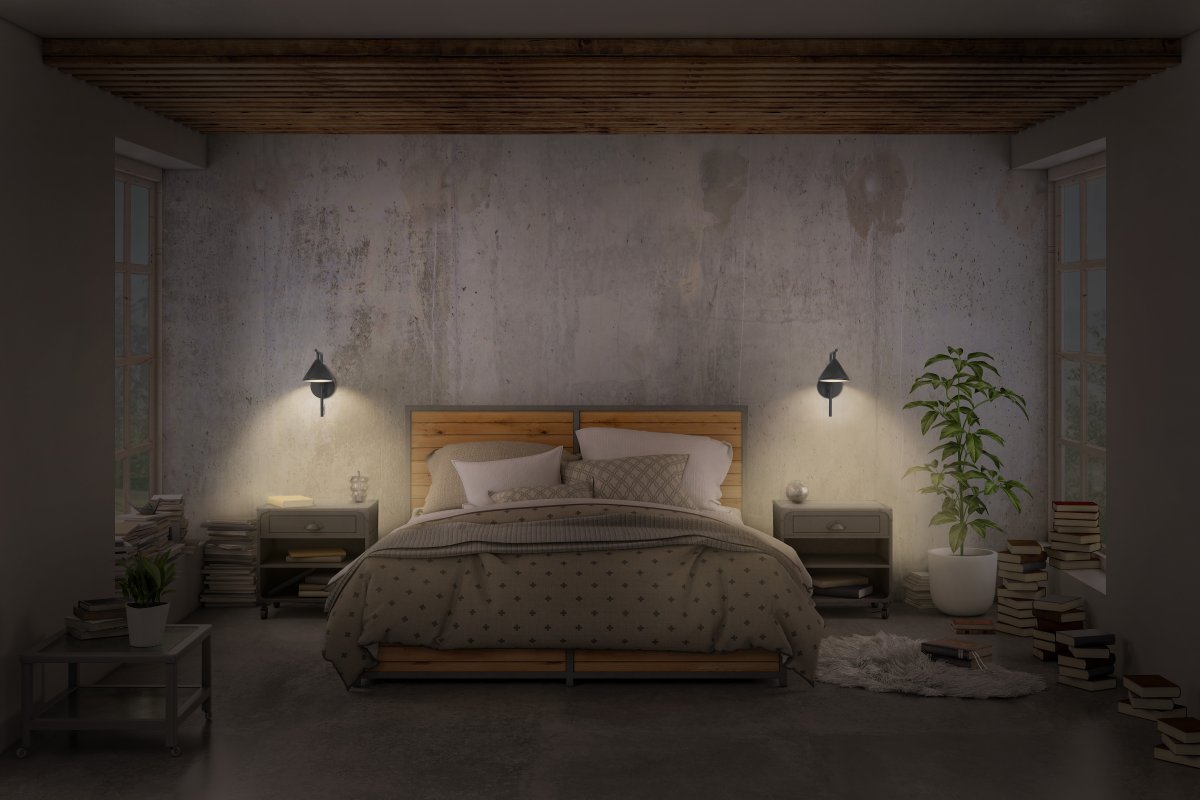 Fuji Ø12 Svart vegglampe Fra Ledvance - 