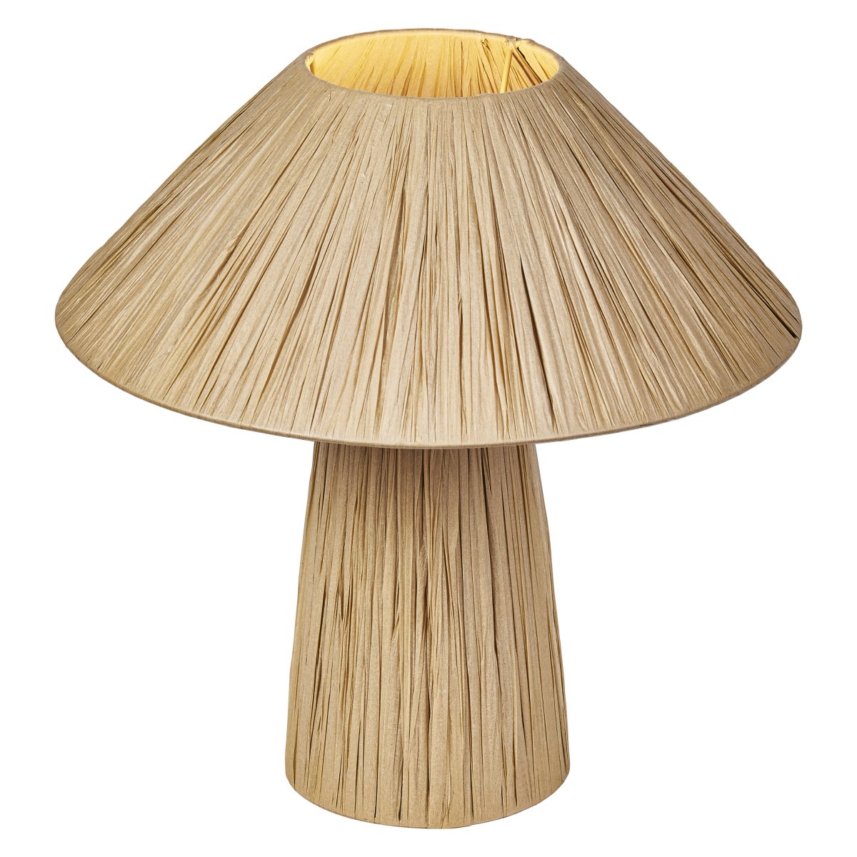 Bamboo Paper Hut 40cm Natur bordlampe Fra Ledvance - Placera f&ouml;rslagsvis i vardagsrummet, p&aring; byr&aring;n i hallen eller i f&ouml;nstret i k&ouml;ket.