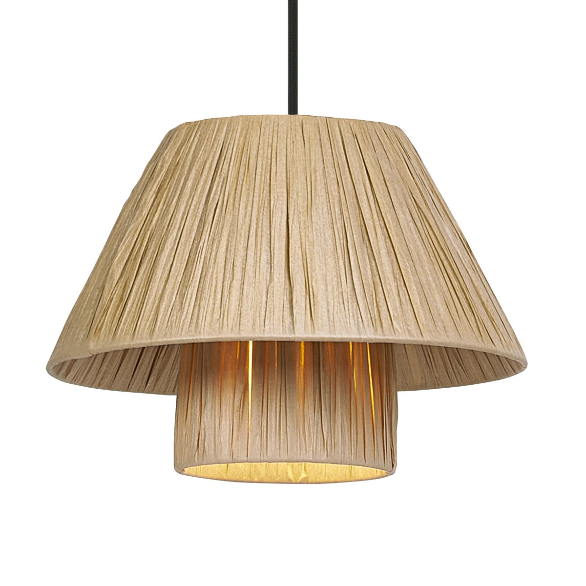 Bamboo Paper Hut Ø28 Natur Taklampe Fra Osram - Den naturliga formgivningen och det naturliga materialet g&ouml;r att den passar in i n&auml;stan alla hem och stilar.