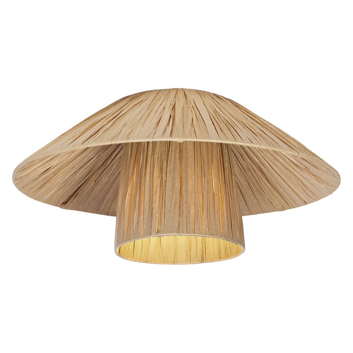Bamboo Paper Hut Ø40 Natur plafond Fra Osram - Den naturliga formgivningen och det naturliga materialet g&ouml;r att den passar in i n&auml;stan alla hem och stilar.
