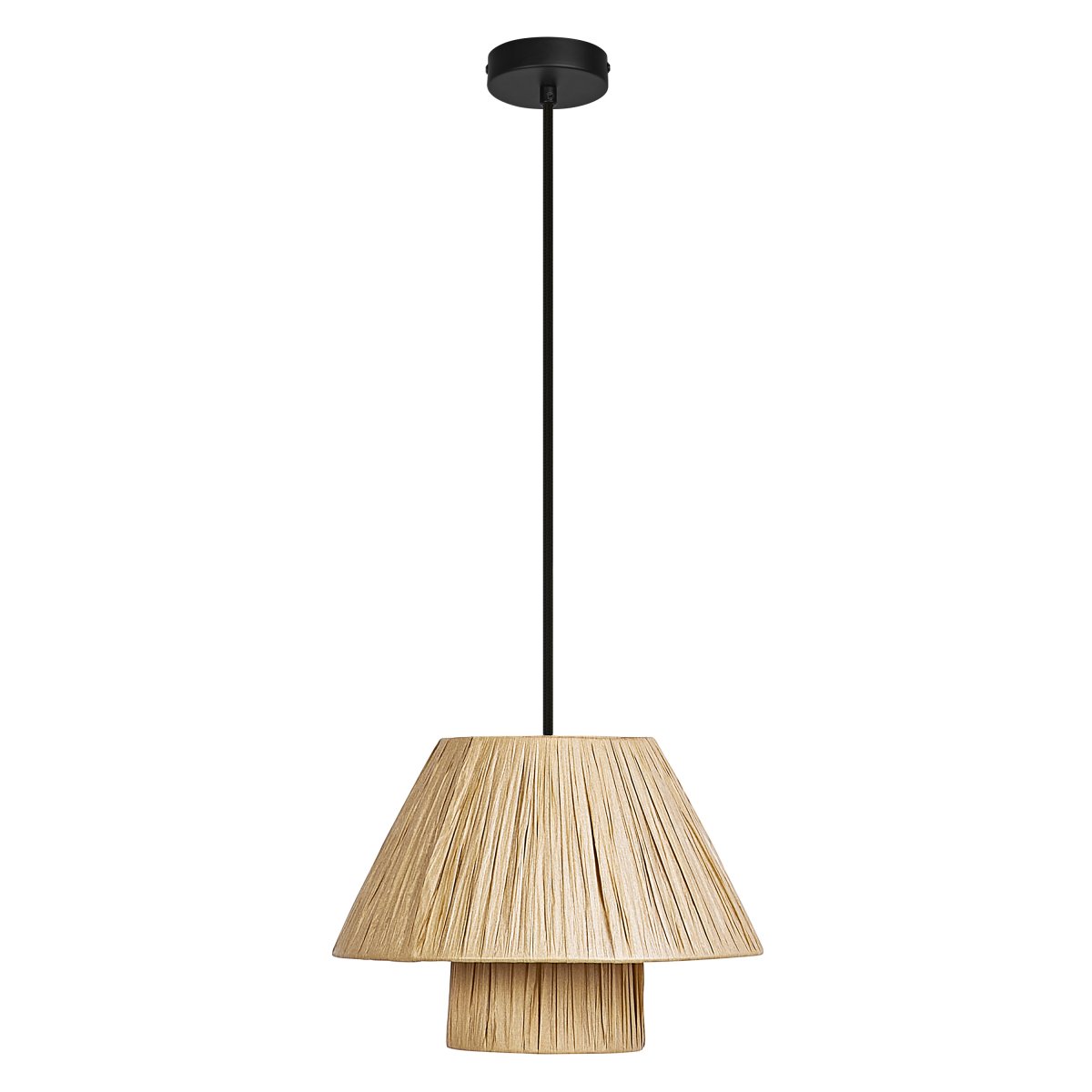 Bamboo Paper Hut Ø28 Natur Taklampe Fra Osram - Den naturliga formgivningen och det naturliga materialet g&ouml;r att den passar in i n&auml;stan alla hem och stilar.
