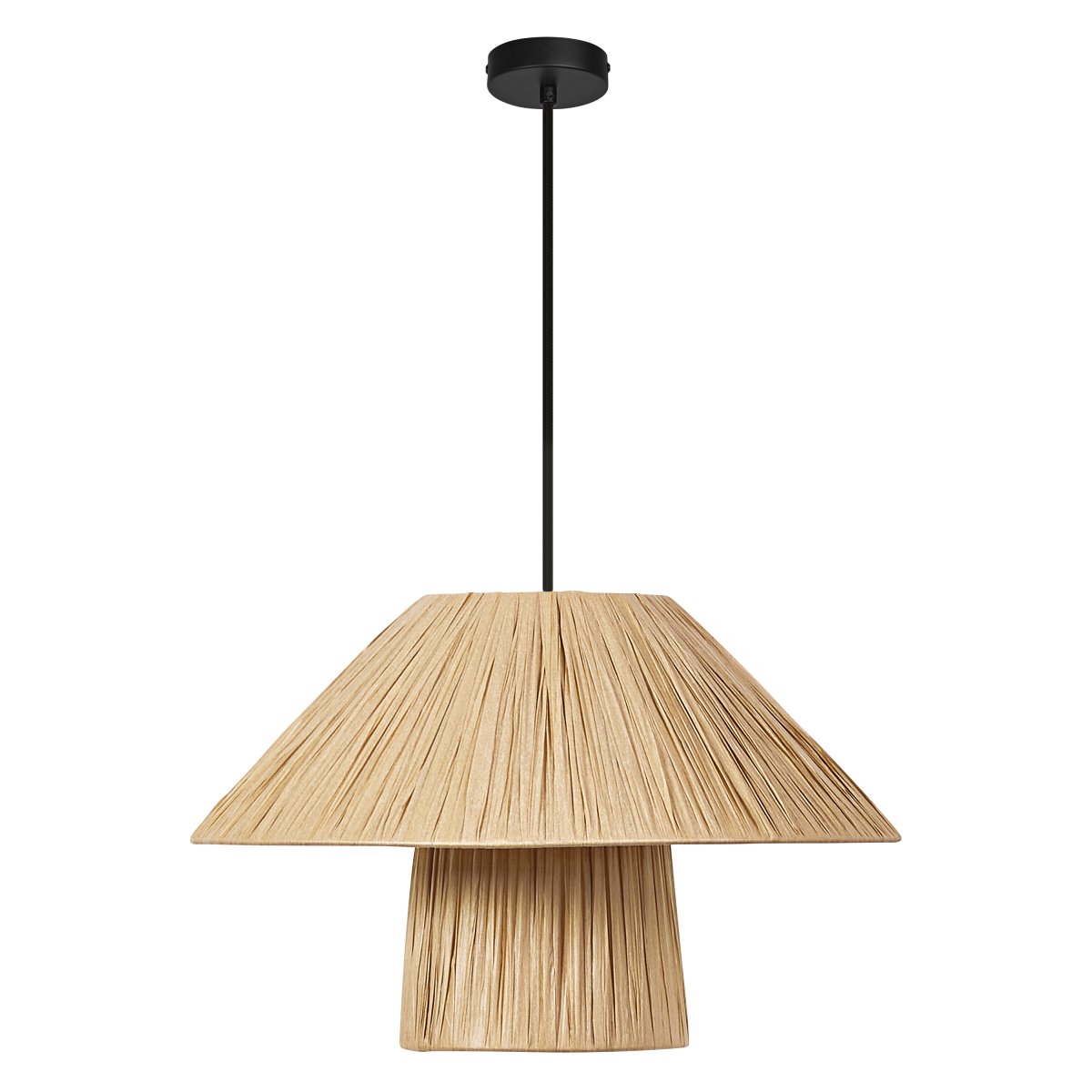 Bamboo Paper Hut Ø40 Natur Taklampe Fra Osram - Den naturliga formgivningen och det naturliga materialet g&ouml;r att den passar in i n&auml;stan alla hem och stilar.