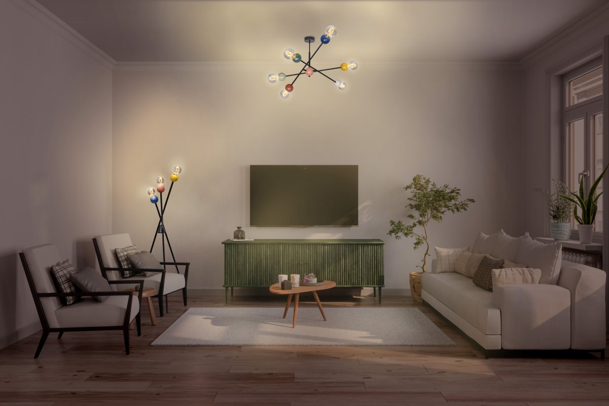 Bubble 70cm Flerfarget plafond Fra Osram - Bubble er et unikt tak med vakre farger.