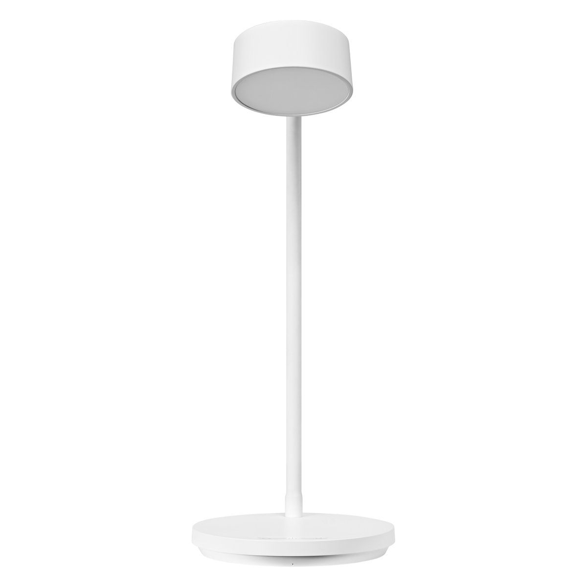 Office Cylinder 30cm Hvit skrivebordslampe Fra Osram - B&aring;da ljusstyrkan och f&auml;rgtemperaturen g&aring;r att justera i tre steg med touchbrytaren p&aring; lampfoten.