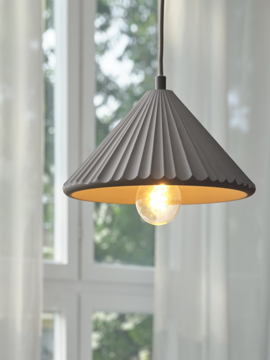Concrete Pyramid Ø25 Grå Taklampe Fra Ledvance - 