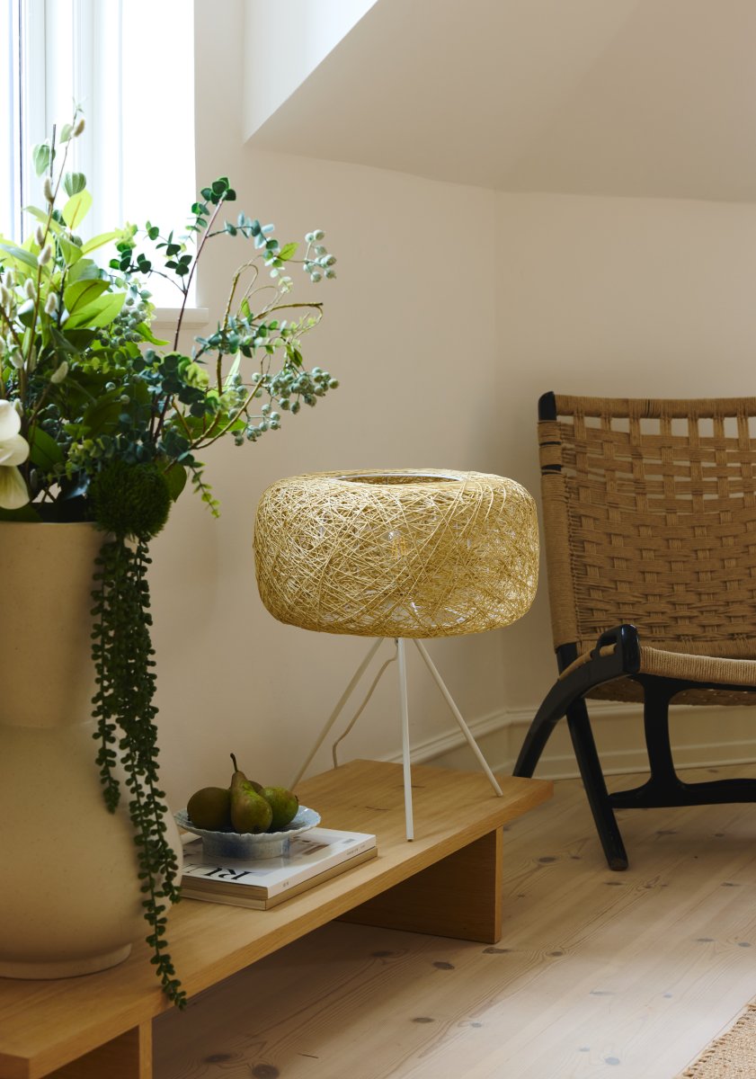 Paper Bale 48cm Natur bordlampe Fra Ledvance - Paper Bale &auml;r en vacker bordslampa med bohemisk design.